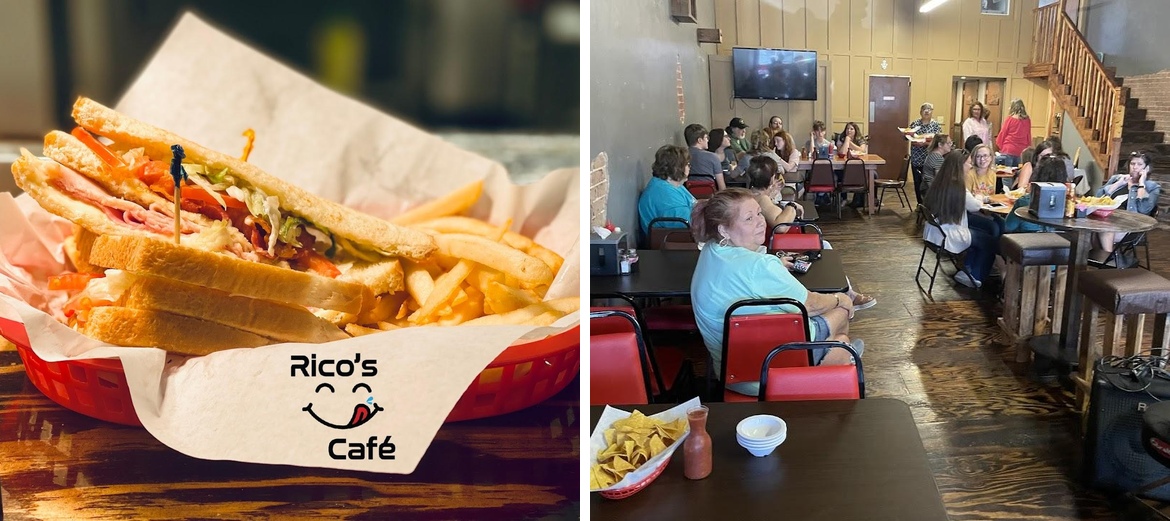 Rico's Cafe Menu